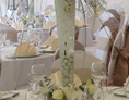 Hochzeitslocation: Beispiel Dekoration (hier im Zelt) - Trattoria al Faro