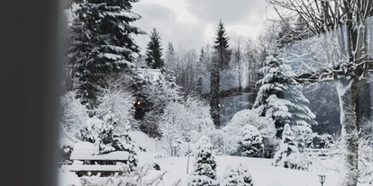Winterhochzeit - Art der Location: Schloss - Unser Naturgarten im Winter - Ansitz Wartenfels