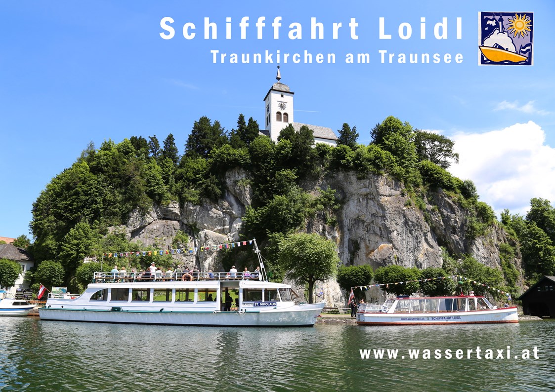 Hochzeitslocation: Traunkirchen am Traunsee
Charterschiffe für die Hochzeit - Schifffahrt Loidl