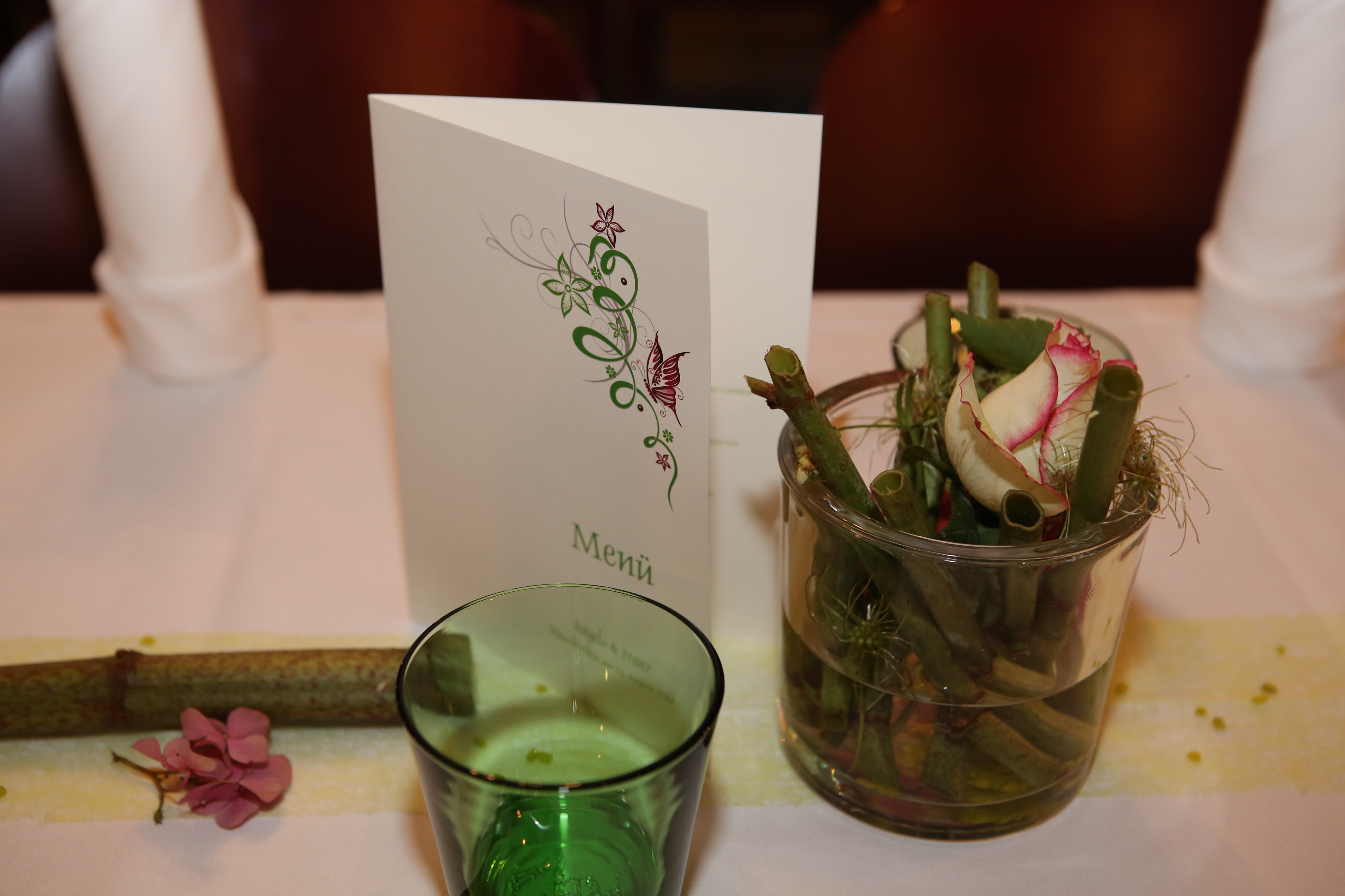 Hochzeitslocation: Tischschmuck Hochzeit 23.08.2014 - Gasthof Wösner