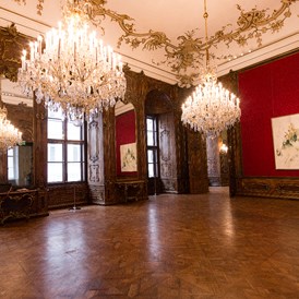 Hochzeitslocation: Der Roter Salon des Palais Schönborn-Batthyány in Wien. - Palais Schönborn-Batthyány