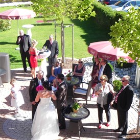 Hochzeitslocation: Terrasse - Aktivhotel ZUM GOURMET