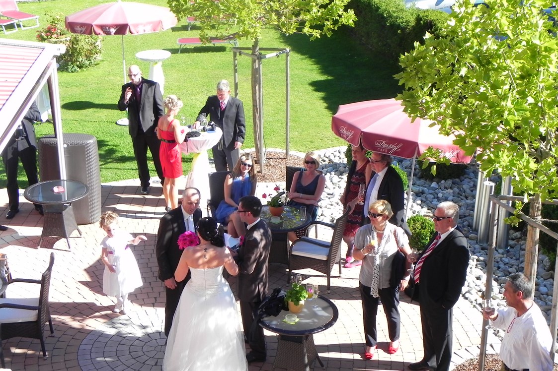 Hochzeitslocation: Terrasse - Aktivhotel ZUM GOURMET