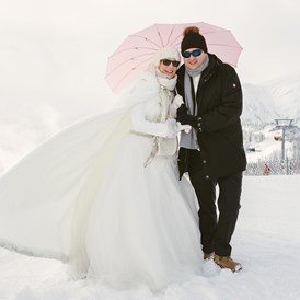 Hochzeitslocation: Winterliches Hochzeitsfotoshooting - Schloss Prielau Hotel & Restaurants