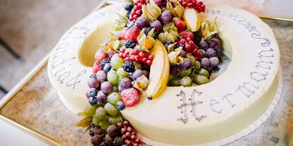 Winterhochzeit - Art der Location: Schloss - Hochzeitstorte - Schloss Prielau Hotel & Restaurants
