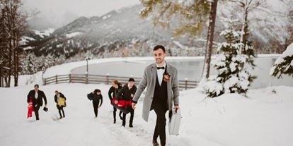Winterhochzeit - Tirol - Auf wem Weg zur Gamsalm Ehrwald. - Gamsalm Ehrwald