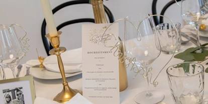 Winterhochzeit - Art der Location: Schloss - Tabeldesign - Schloss Greifenburg