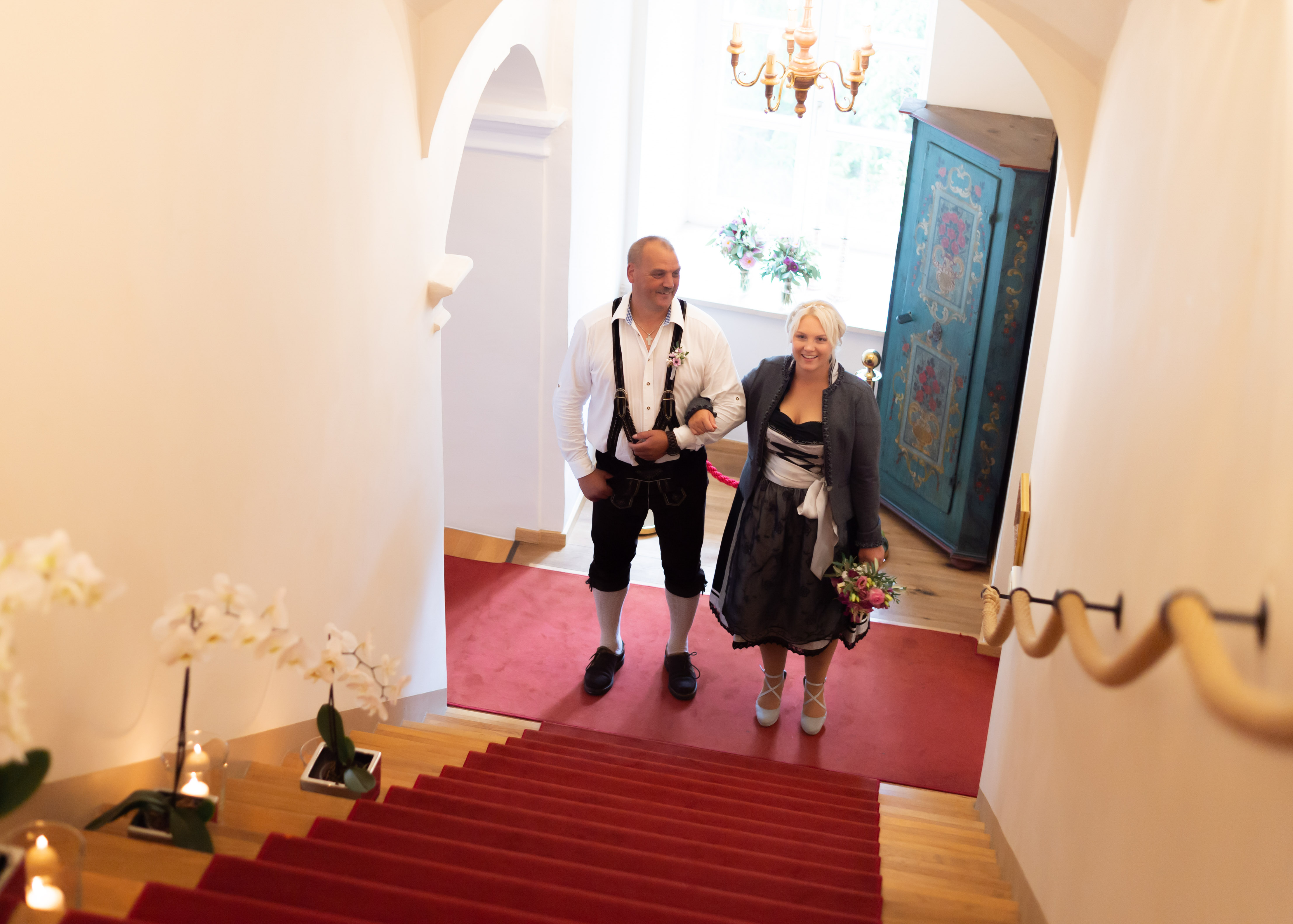 Schloss Greifenburg Angaben zu den Festsälen Schlosstreppe