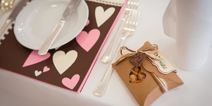 Winterhochzeit - Geeignet für: Hochzeit - Tischdeko - Hotel Sonnenburg