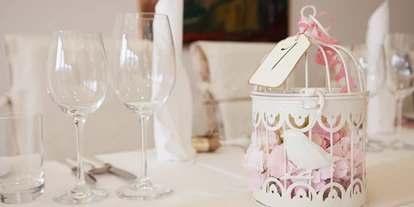 Winterhochzeit - Geeignet für: Hochzeit - Tischdekoration - Hotel Sonnenburg
