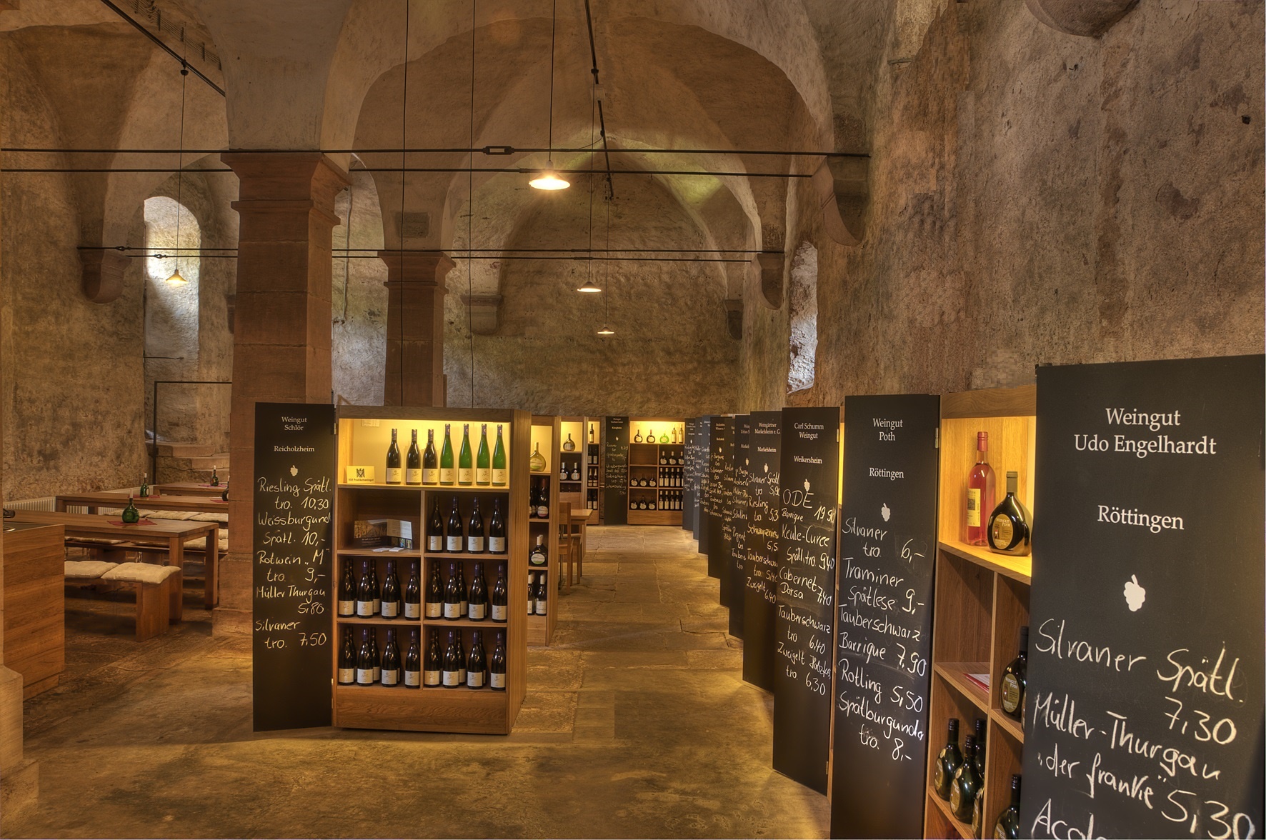 Winterhochzeit - Geeignet für: Hochzeit - Unsere Vinothek - Hotel Kloster & Schloss Bronnbach