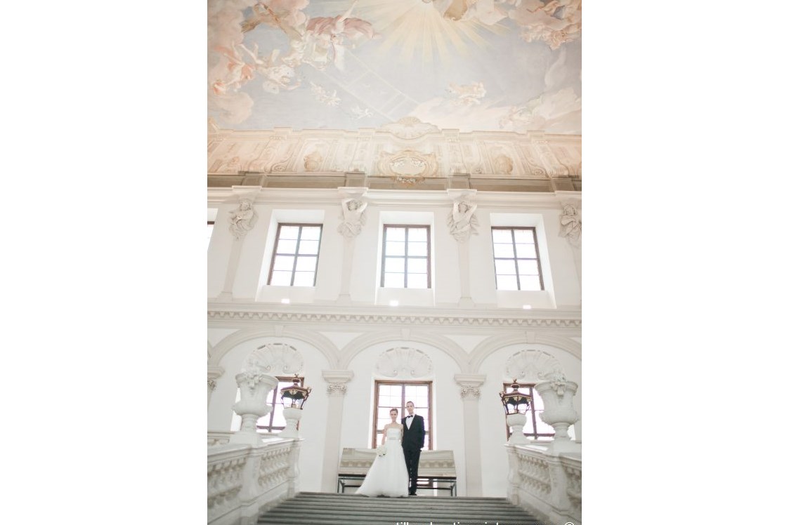 Hochzeitslocation: Heiraten im Stift Göttweig in Niederösterreich.
Foto © stillandmotionpictures.com - Benediktinerstift Göttweig