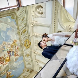 Hochzeitslocation: Heiraten im Stift Göttweig in Niederösterreich.
Foto © fotorega.com - Benediktinerstift Göttweig