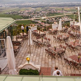 Hochzeitslocation: Die Terrasse des Stift Göttweig. - Benediktinerstift Göttweig