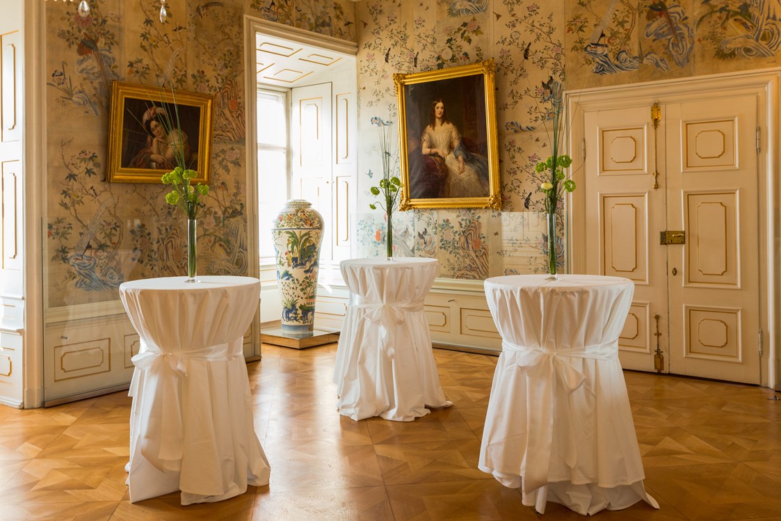 Hochzeitslocation: Stehempfang im großen chinesischen Salon - Schloss Esterházy