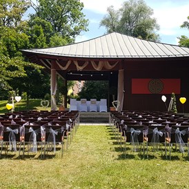 Hochzeitslocation: Hochzeit im Pavillon  - Falkensteiner Hotel & Asia SPA Leoben