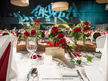 Hochzeitslocation: Hochzeitsdekoration - congress Schladming