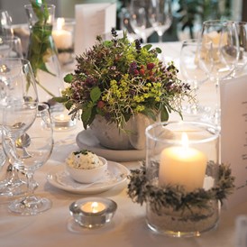 Hochzeitslocation: Ihre Hochzeitstafel gestalten wir Ihnen individuell nach Wunsch - Retter Bio-Natur-Resort****