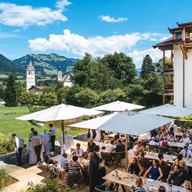 Hochzeitslocation: Feiern Sie Ihre Hochzeit unter freiem Himmel im Hotel Kitzhof Mountain Design Resort**** in Kitzbühl, Tirol. - Hotel Kitzhof Mountain Design Resort****