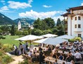 Hochzeitslocation: Feiern Sie Ihre Hochzeit unter freiem Himmel im Hotel Kitzhof Mountain Design Resort**** in Kitzbühl, Tirol. - Hotel Kitzhof Mountain Design Resort****