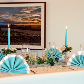 Hochzeitslocation: Tischdekoration #3 - Rochussaal