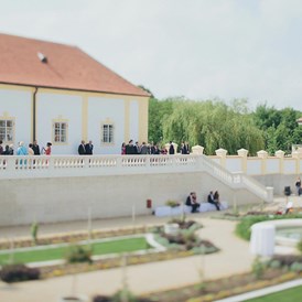 Hochzeitslocation: Die Gartenanlage des Schloss Hof.
Foto © thomassteibl.com - Schloss Hof