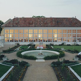 Hochzeitslocation: Die Orangerie des Schloss Hof in Niederösterreich.
Foto © thomassteibl.com - Schloss Hof