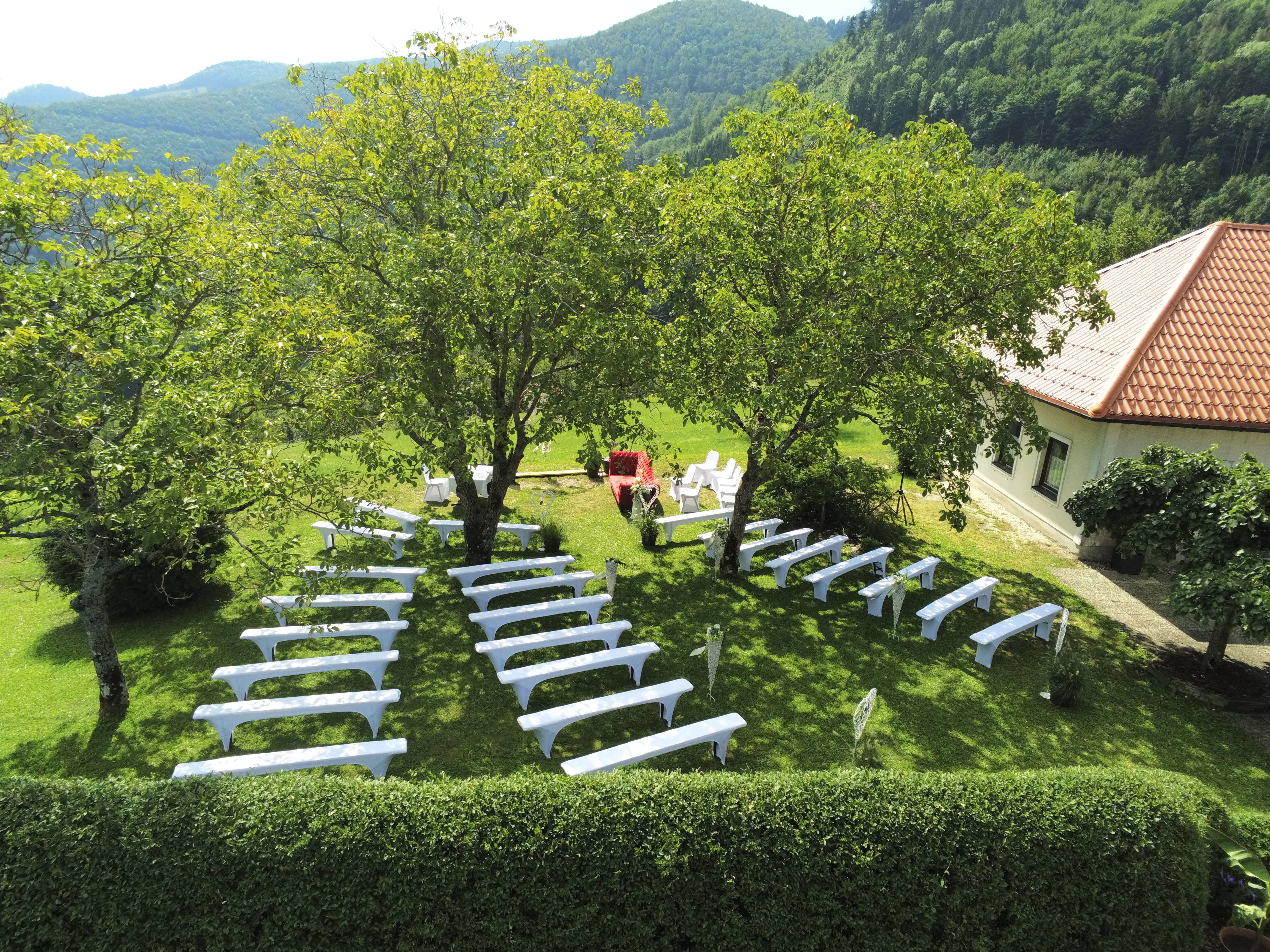 Hochzeitslocation: Trauung im Freien - Rieglergut