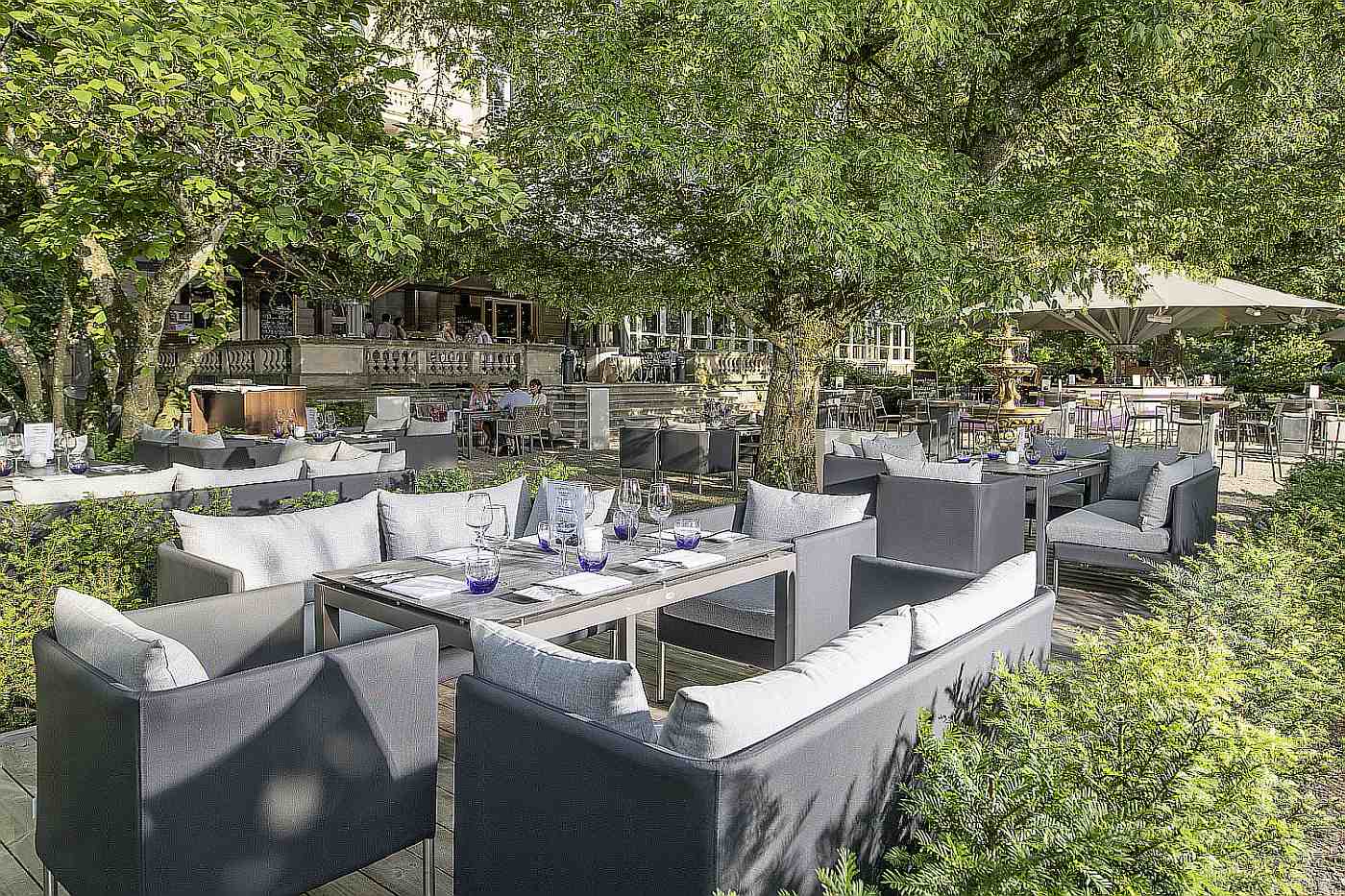 Hochzeitslocation: Blick auf die Terrasse - Medici Gastronomie & Co. KG