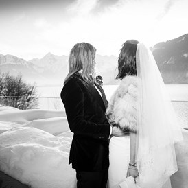 Hochzeitslocation: Hochzeit im Winter am Zeller See - Seehotel Bellevue****s