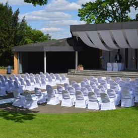 Hochzeitslocation: Pavillon für die freie Trauung - Potpourri - die Eventgastronomie im Kurhaus