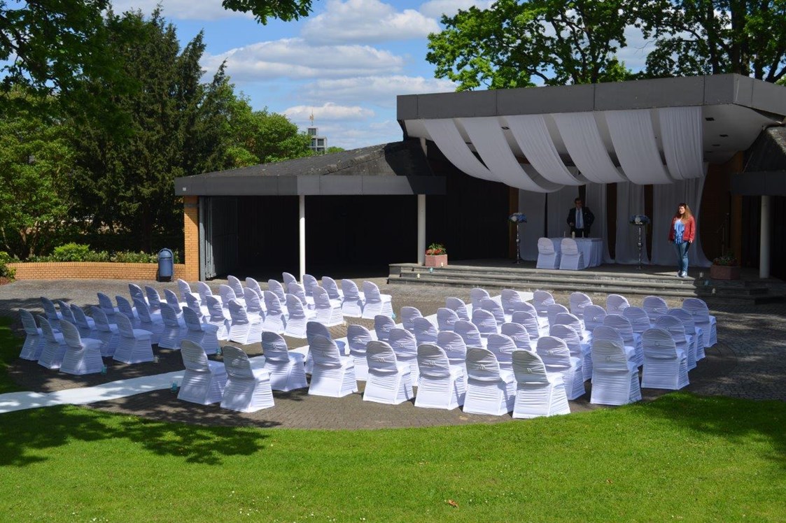 Hochzeitslocation: Pavillon für die freie Trauung - Potpourri - die Eventgastronomie im Kurhaus