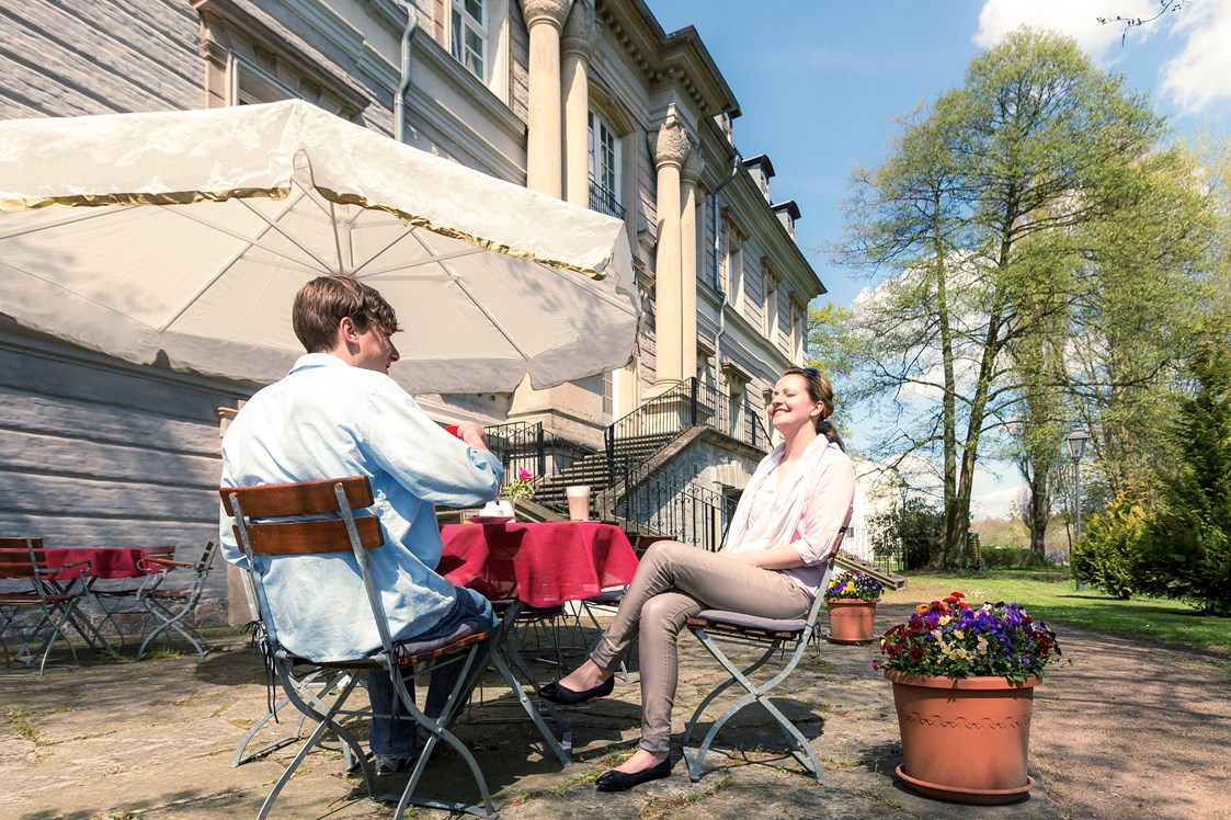 Hochzeitslocation: Terrasse - Hotel Schloss Neustadt-Glewe