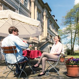 Hochzeitslocation: Terrasse - Hotel Schloss Neustadt-Glewe