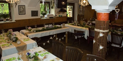 Winterhochzeit - nächstes Hotel - Saal - Bergpension Maroldhof - Urig, Idyllisch, Echt Bayerisch