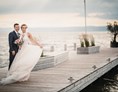 Hochzeitslocation: Der Bootsanlegesteg lädt für unvergessliche Hochzeitsfotos. - das Fritz am See