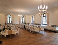Hochzeitslocation: Knappensaal - Bestuhlungsvariante E - Form - Schloss Burgk Freital