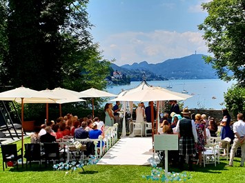 Schloss Maria Loretto Angaben zu den Festsälen Die Hochzeiten im Garten 